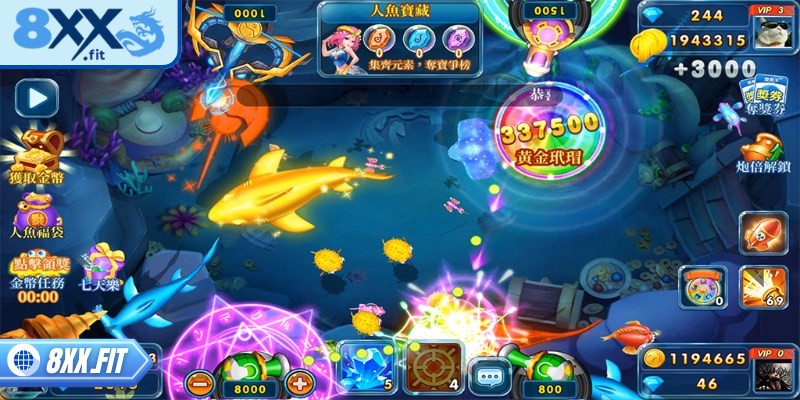 Fishing War 8XX là tựa game bắn mồi trực tuyến đầy hấp dẫn
