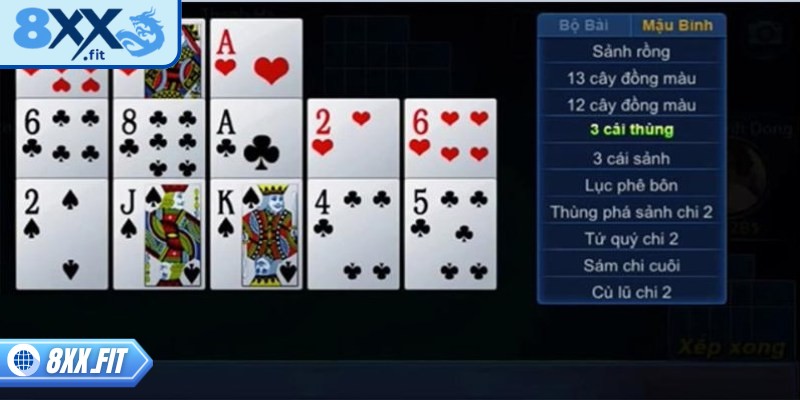 Mậu binh 8XX nổi bật ở cách tư duy, tính toán logic để tạo ra những thế trận hợp lý