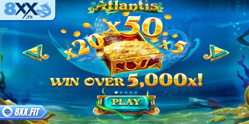 Treasure of Atlantis 8XX – Trải nghiệm slot kỳ ảo dưới biển 3 Tỷ lệ trả thưởng vô cùng hấp dẫn